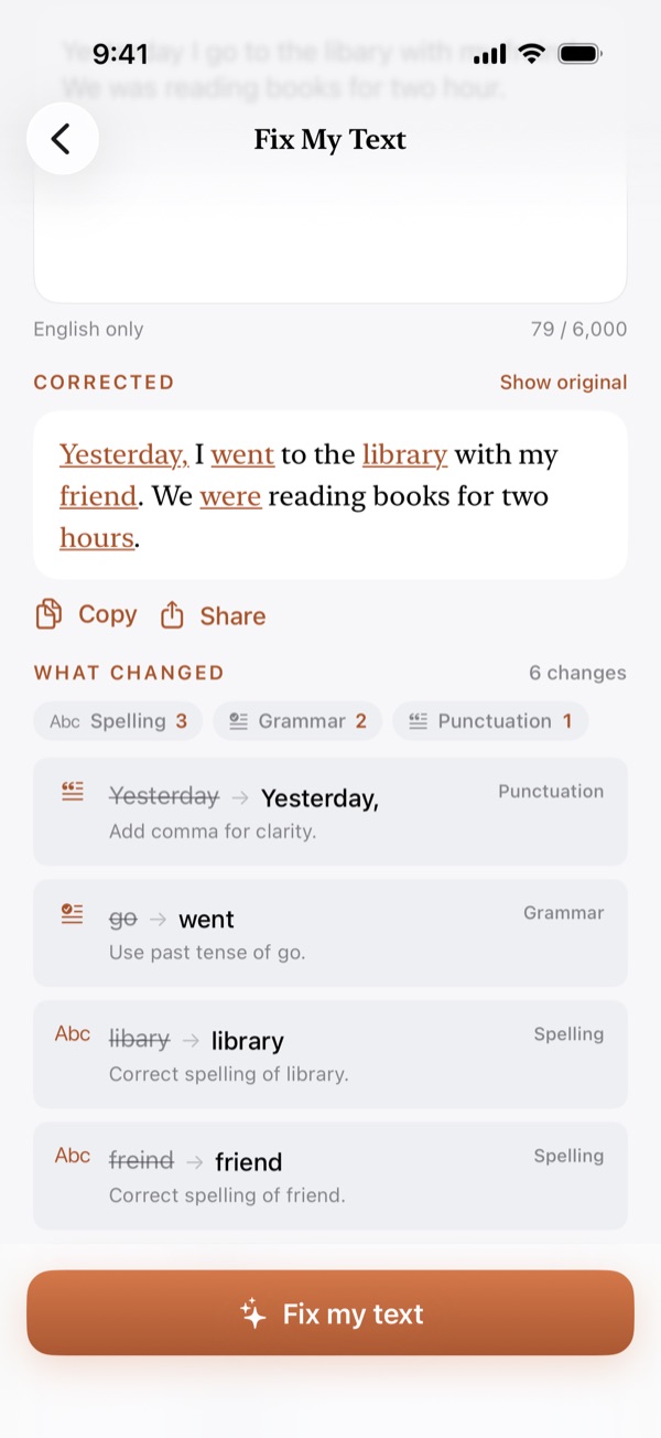 Fix My Text